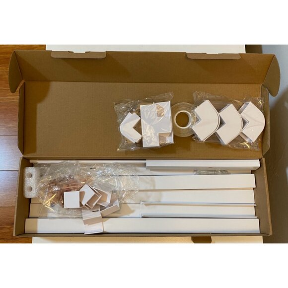 DELAMU Cord Hider / Cord Cover Raceway in White (CC01) New in Box - Picture 2 of 3